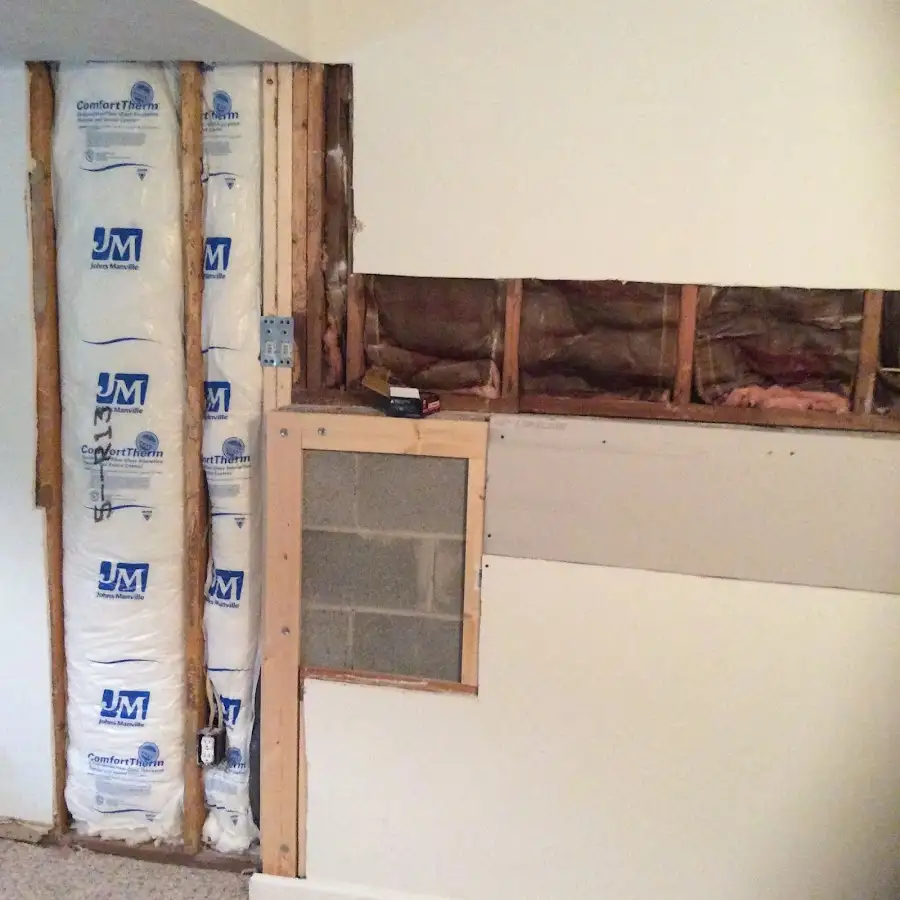 Wall insulation replacement during Contents Cleaning & Restoration in Cheney